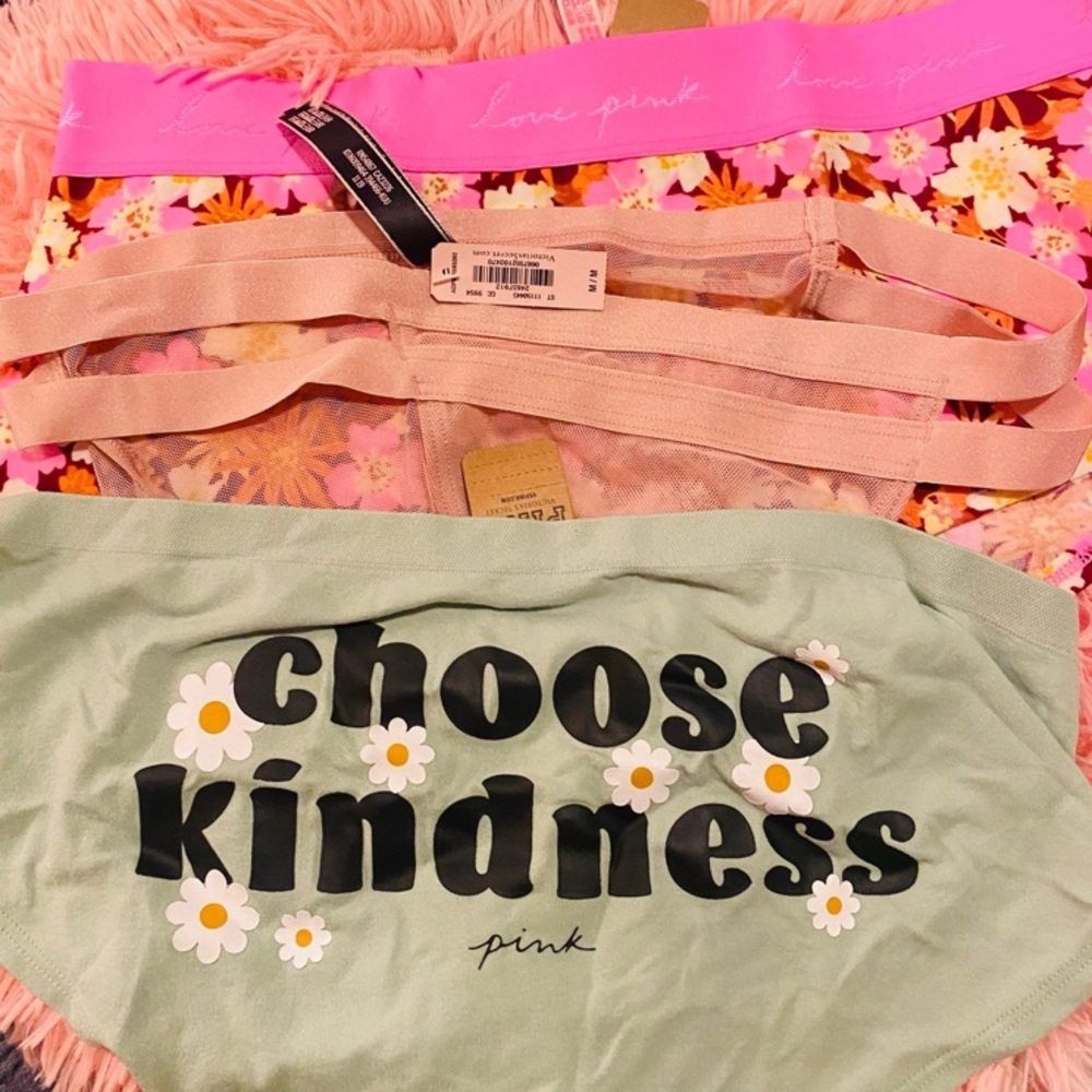 NEW Victorias Secret/ PINK 3 Panty Bundle